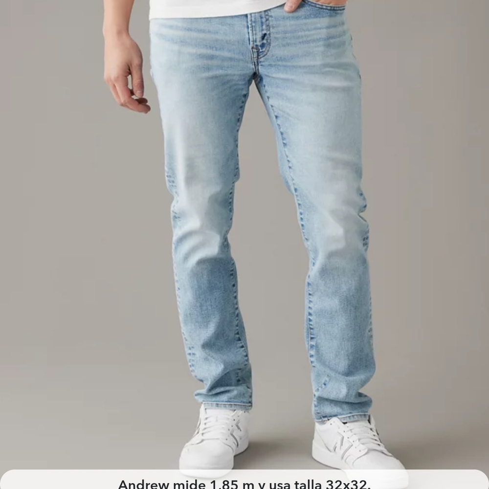 American Eagle Men's Jeans Light Blue Jeans